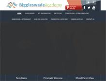 Tablet Screenshot of biggleswadeacademy.org